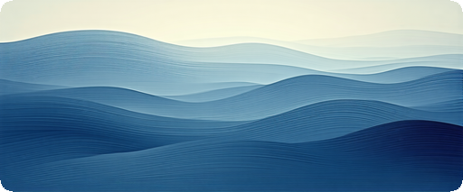 Blue ombré wallcovering